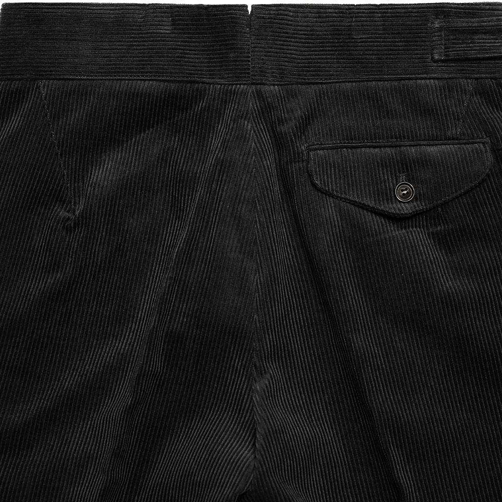 Solti 8Wale Corduroy Side Trousers (Black)