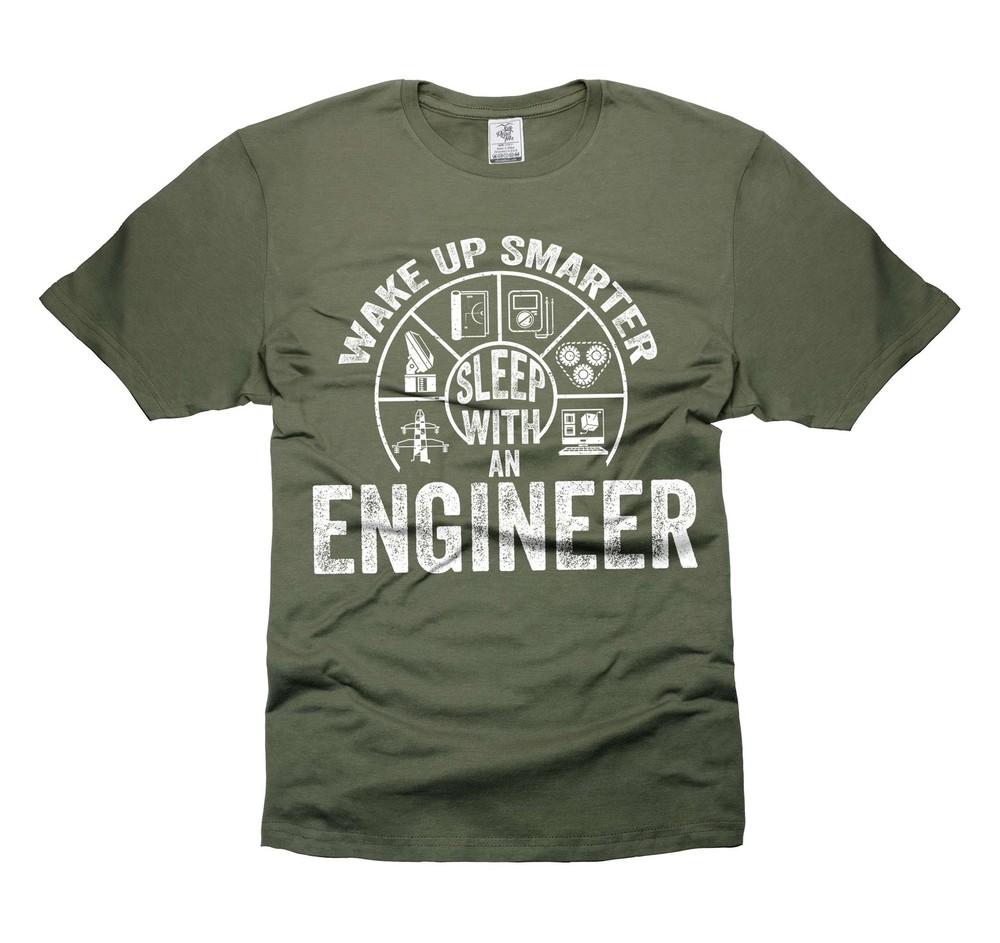 Mens Funny Engineer T-shirt Engineer Joke Shirt Sleep With An Engineer Shirt Unisex T-Shirt XL