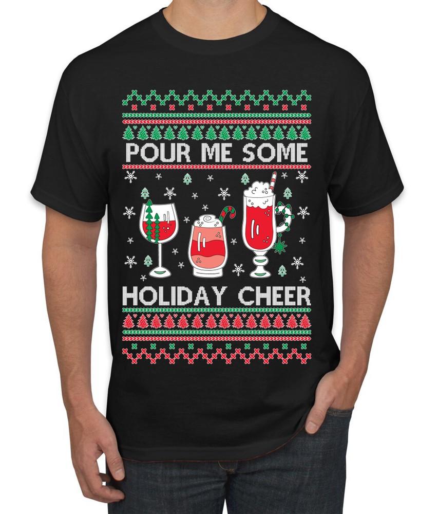 Pour Me Some Holiday Cheer Men TShirt Unisex T-Shirt S