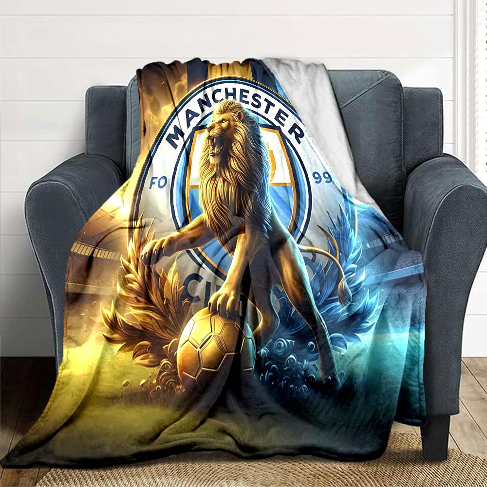 De Bruyne Jersey Blankets Flannel Printed Breathable Warm Throw Blanket for Home Office Bedspreads 0708a18