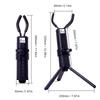 Foldable Alto Saxophone Stand with Carrying Bag Saxophone Bracket Anti-Slip Triangle Base Design Woodwind Protection Accessories