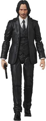 MAFEX JOHN WICK John Wick Yükseklik 160mm boyalı aksiyon figürü No.212 (JOHN WICK BÖLÜM 4) yaklaşık. ölçeksiz