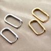 High-end Paper Clip Square Earrings Simple Personality Design Trendy Gift Elegant Lady's Classic Accessories Casual Daily Fashion Jewelry