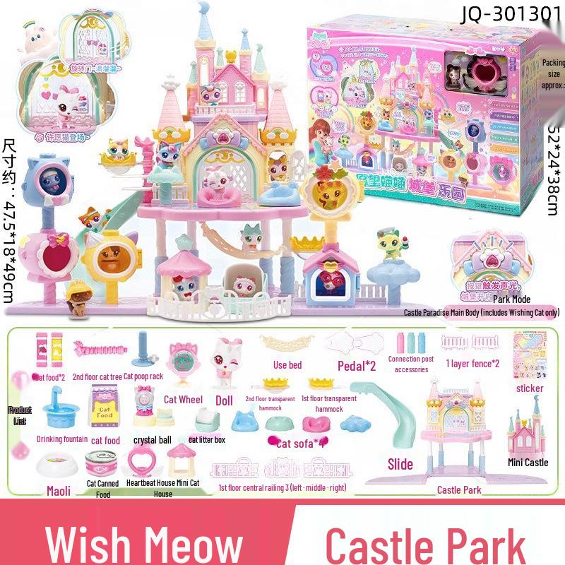 Beautiful Kitten Plush Toy Princess - Wish Meow Meow Birthday Gift for Girls