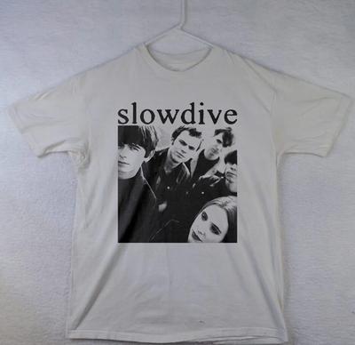 Slowdive Retro Band Shirt Gift Unisex White TShirt Size S5xl