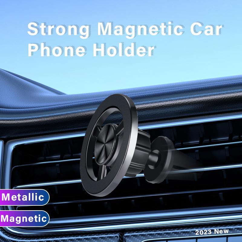 Strong Magnetic Car Cellphone Holder for Magsafe Stand Instrument Panel Magnet Accessories Vent Support for Samsung 14 15