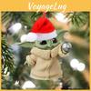 Cartoon Baby Adorable Yoda Santa Holiday Decoration Perfect For Trees Christmas