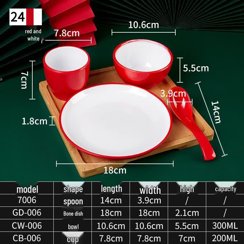 Ru Han Commercial Melamine Tableware Set