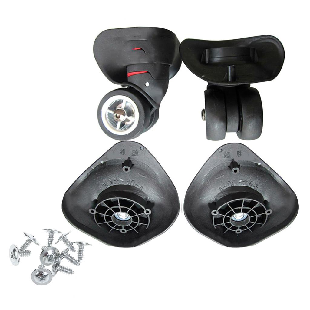 2pcs/pair A08 Swivel Wheels 360 Degree Rotation Suitcase Replacement Casters Luggage Repair Parts Accessories