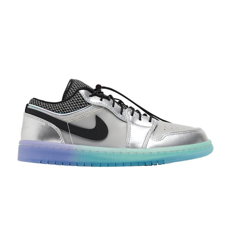 Wmns Air Jordan 1 Low SE  Metallic Silver Gradient  37.5