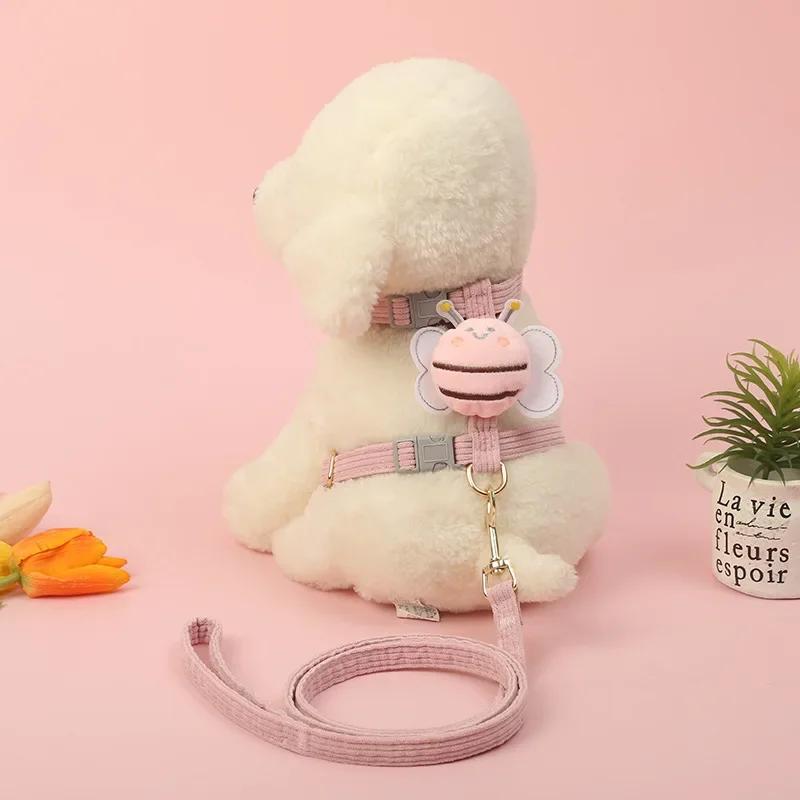 Cats Leash Cats Accessories Puppy Pet Toddler Things for Cats Adjustable Mesh Dog Harness Vest Collar Home Garden Products Pets