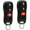 Key Fob Keyless Entry Remote Fits Frontier Armada Murano 2-Pack Black