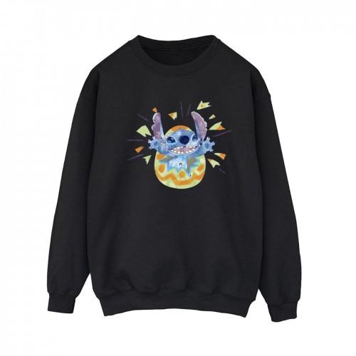 Disney Womens/Ladies Lilo & Stitch Cracking Egg Sweatshirt