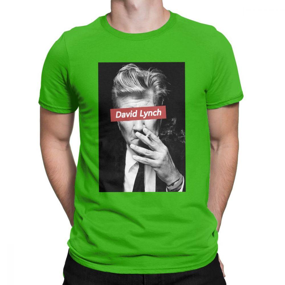 David Lynch Tshirt 80s Mens T Shirts Newest Twin Peaks Cotton Short Sleeve Tee Shirt Movie Tops Plus Size Birthday Gift TShirt