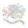 20 Stück/Los Transparenter Fünfzackiger Stern Form Acryl Anhänger Abstandshalter Lose Perlen für Schmuckherstellung DIY Armband Zubehör