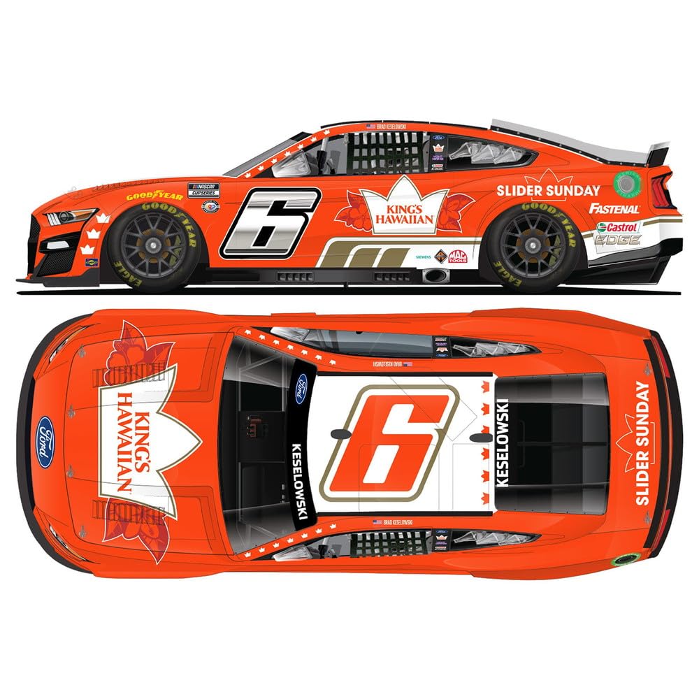 

Lionel Racing Brad Keselowski HAWAIIAN Ford Mustang NASCAR 2023 1/64 #6 KING S
