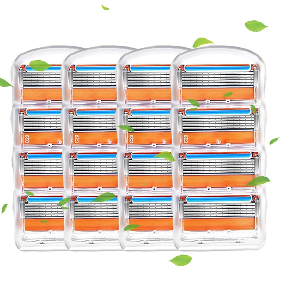 

Упаковка из 16 совместимых с Gillette сменных лезвий для ручной бритвы Fusion/ProGlide, картриджи с 5 лезвиями,