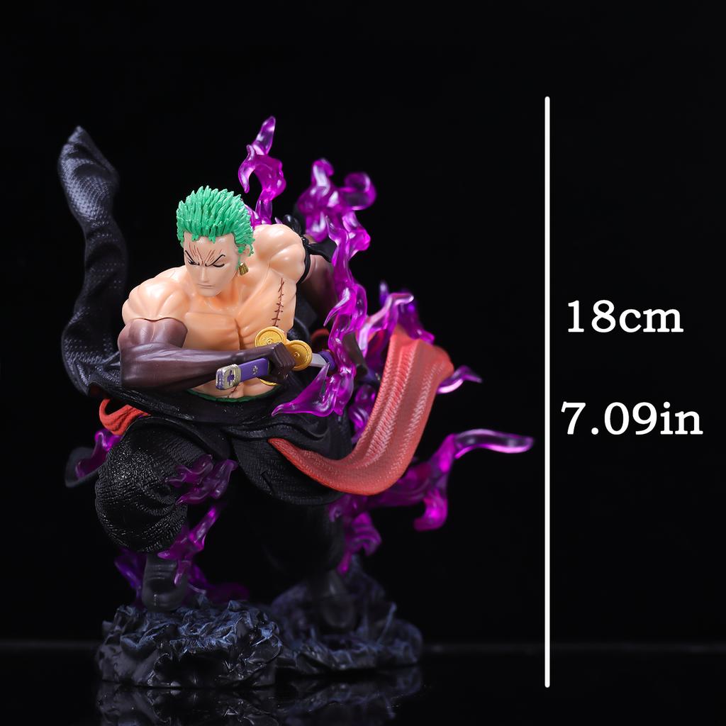 ONE PIECE Roronoa Zoro Action Anime Figure Collectibles, Figurine Display Pieces, Anime Figurines Christmas Gifts