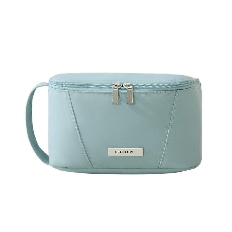 Sac à Maquillage Multifonctionnel Multi-poches Grande Capacité Fermeture Éclair Sac de Rangement Cosmétique Imperméable Carré Trousse de Toilette Organisateur