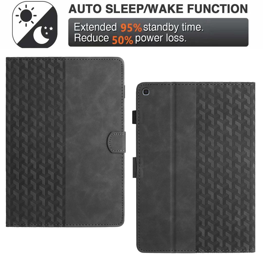 For Samsung Galaxy Tab A7 10.4 (2020) T500/(2022) Tablet Cover Imprinted PU Leather Card Slot Case