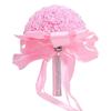 Bridal Bouquet Artificial Roses Flowers Bride Bouquets Ribbon Material Foam Comfortable Decorative