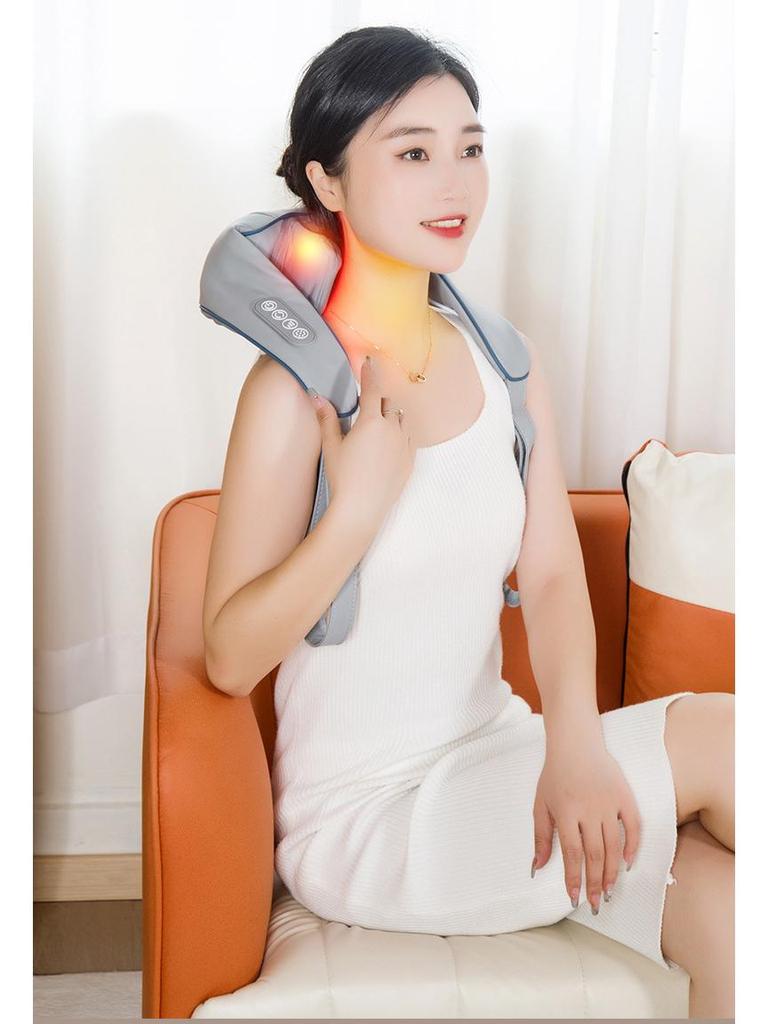 Multifunktionales Nacken- und Schultermassagegerät mit Wärme