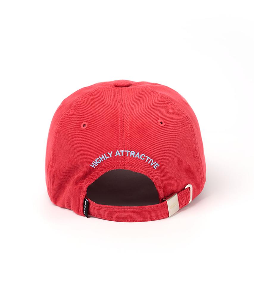Makeuni Corduroy Llr Deep Ball Cap Red