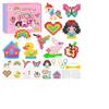 9-Color Fuse Bead Kit with 10mm Bead Plate, 11 Designs, 3 Ironing Papers
