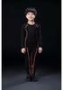 Men's and Kids' Quick-Dry Velvet Sportswear Set: Long Sleeve Tight-Fit for Running and Fitness