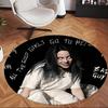 Billie Eilish (19) Round Office Rug Decorative Floor Rug for Office Bedroom Living Room and Home Space