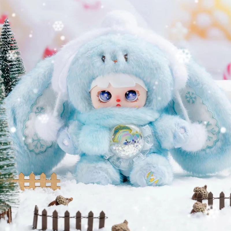 Mocici Candy Heart Rabbit Plush Vinyl Doll Blind Box Play Cute Doll Model Desktop Ornament Backpack Pendant Keychain Trend Durable Gifts