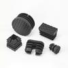 1 pezzo 16~60mm Tappo Quadrato/Ovale/Rotondo Nero Inseribile nel Tubo Tappo Interno Tappo Tappo Tappetino per Piedi Tavolo Sedia Tappo per Tubo XL-C-D