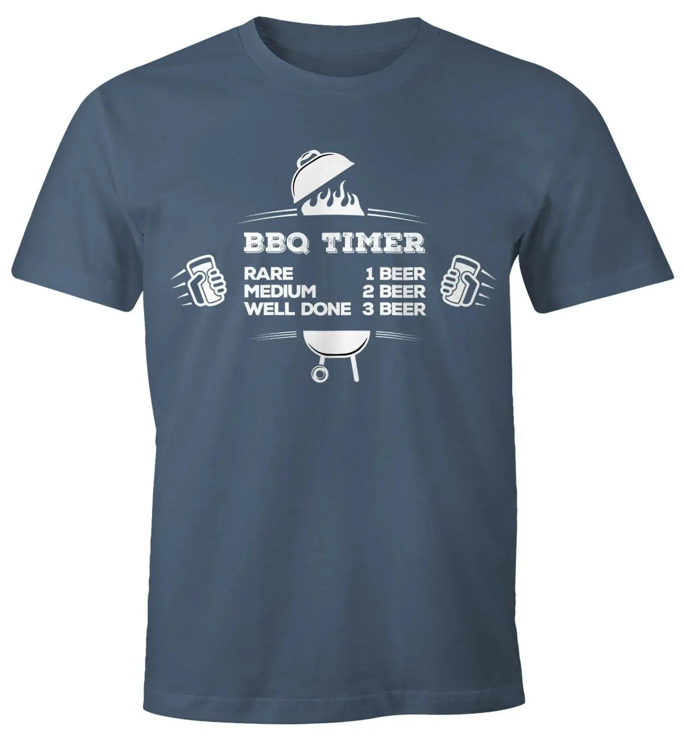 

Funny BBQ Timer Grillen Barbecue TShirt 100 Cotton ONeck Summer Short Sleeve Casual Mens Tshirt Size S3XL 4XL