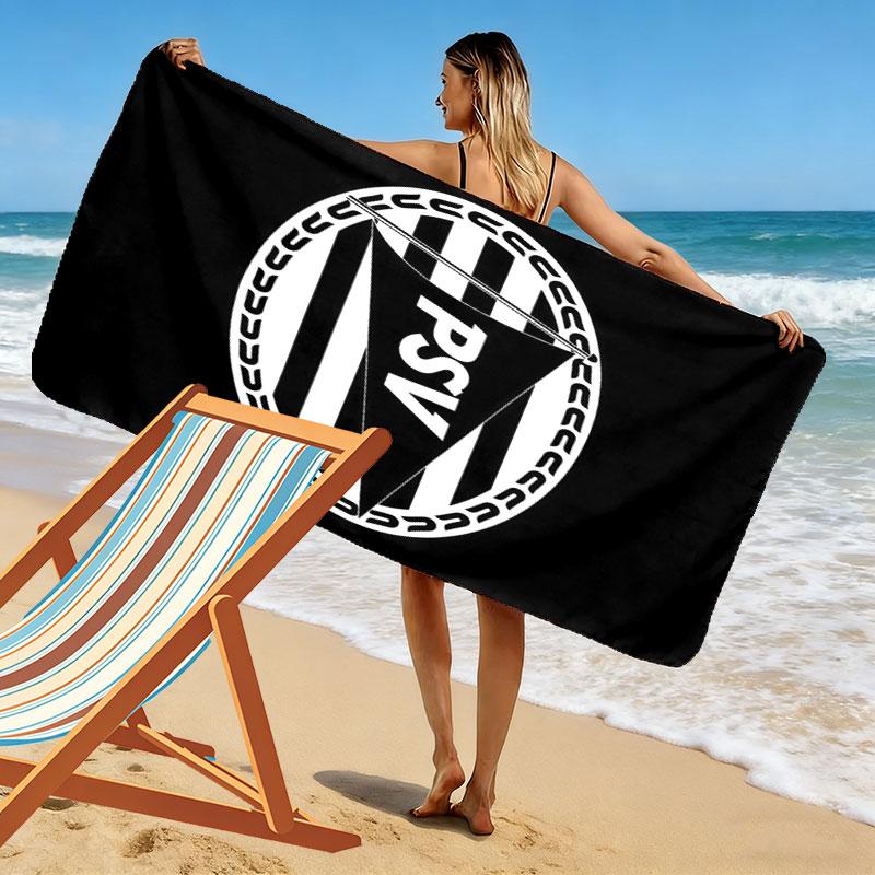 Asciugamano da Spiaggia PSV Eindhoven, Asciugamano Grande Morbido Asciugatura Rapida per Spiaggia Campeggio Nuoto