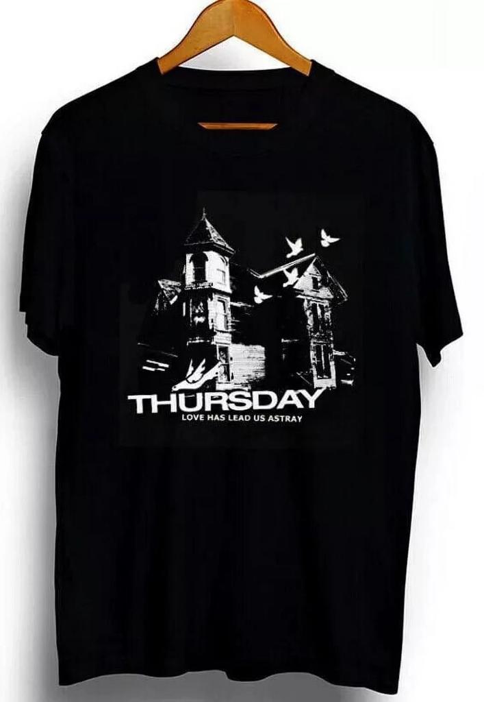 Thursday Band VTG Black T-shirt All Sizes S To 45XL 2F590