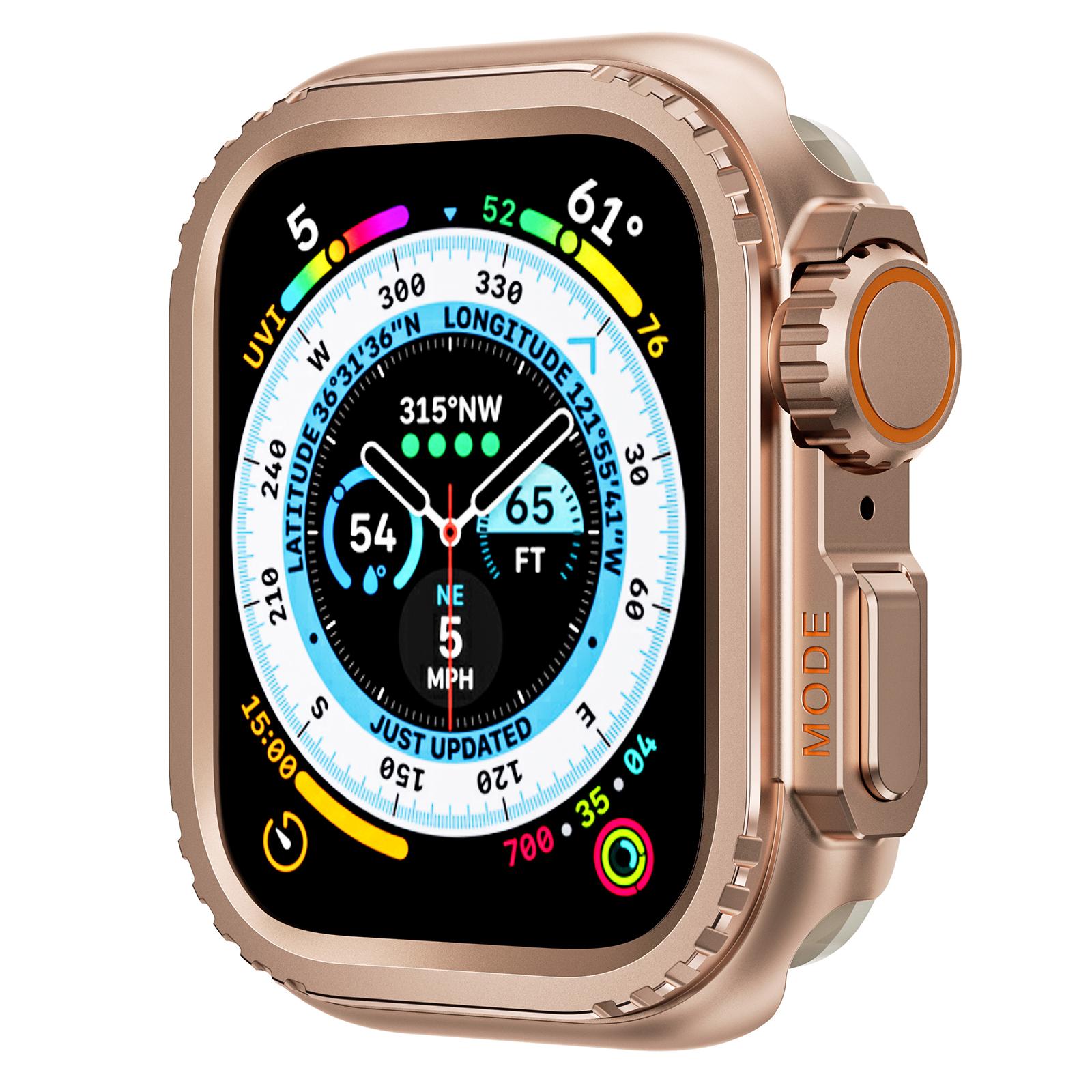 

Metal Case for Apple Watch SE3/SE2/SE1/ 6/5/4 44mm to Ultra 49mm Transfer Cover E