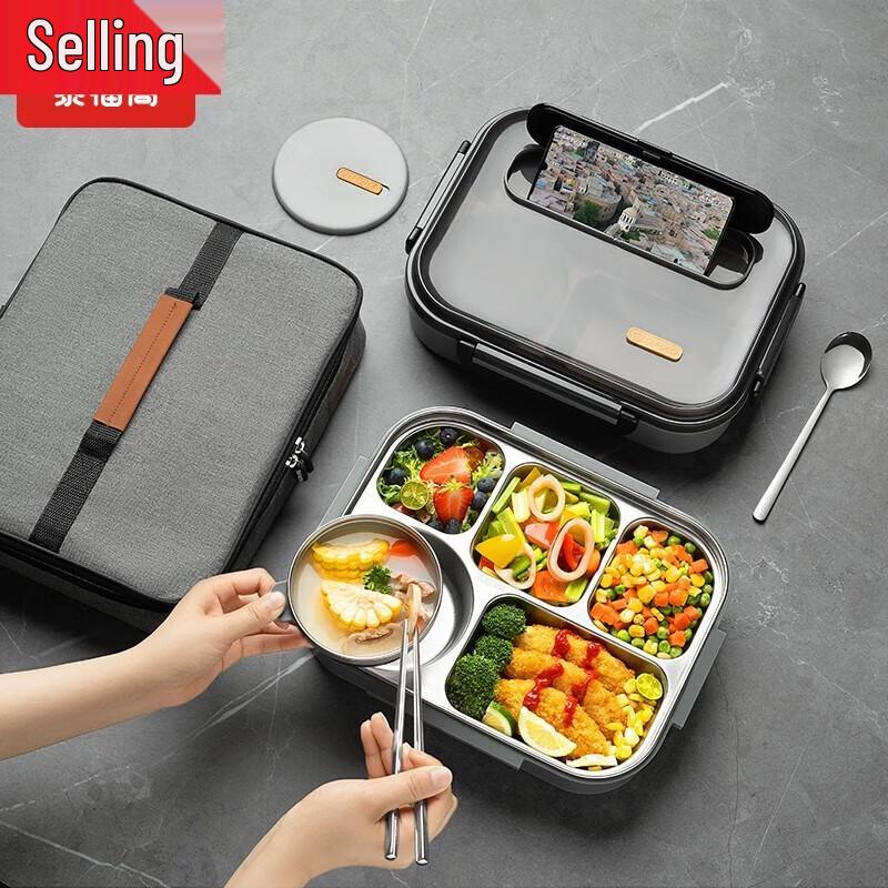 TAFUCO T5218 2.4L 5-Compartment Insulated Lunch Box