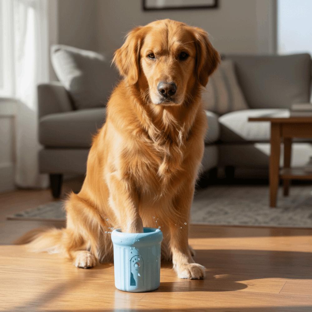 Detachable Pet Foot Washing Cup Soft Quick Wash Cat Foot Cleaning Cup Portable Press Cleaner Dog Foot Washer Paw Maintenance