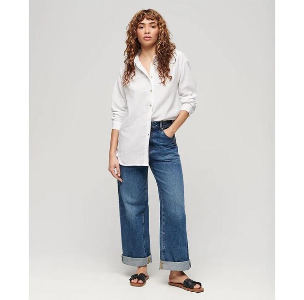 Superdry Longline Langarmhemd