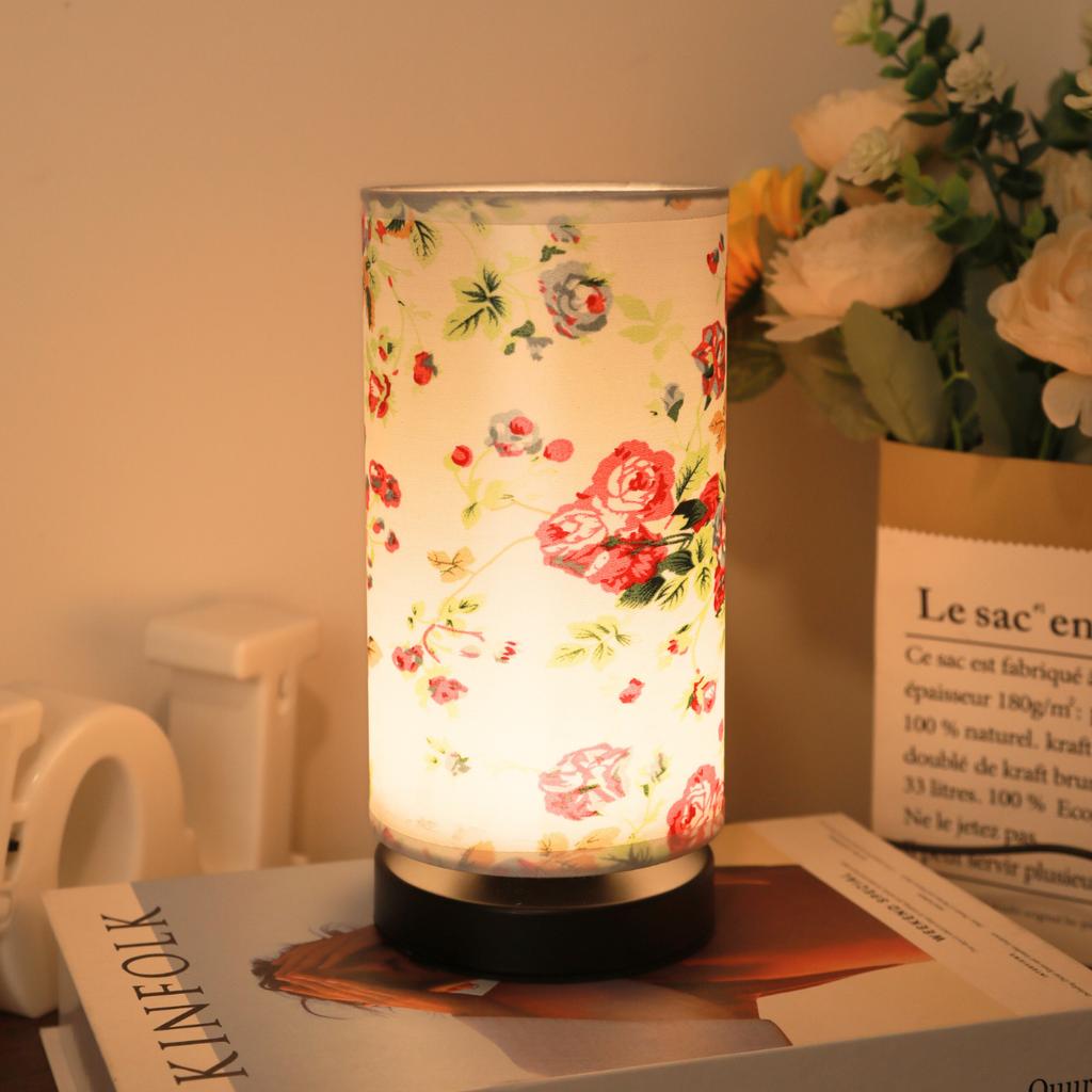 Cylindrical desk lamp USB powered warm color light suitable for giving gifts to friends in offices bedrooms,and other occasions