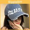 Retro Distressed Washed Baseball Cap For Summer Cotton Sun Hat For Men And Women