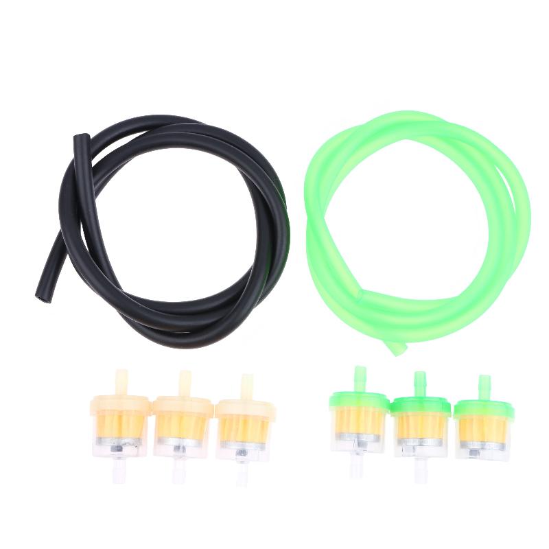 Fuel Switch Filter Kit 6mm Inline Fuel Filter For ATV Motorcycle Dirt Bike Go Kart Universal Fuel System Replacement Parts