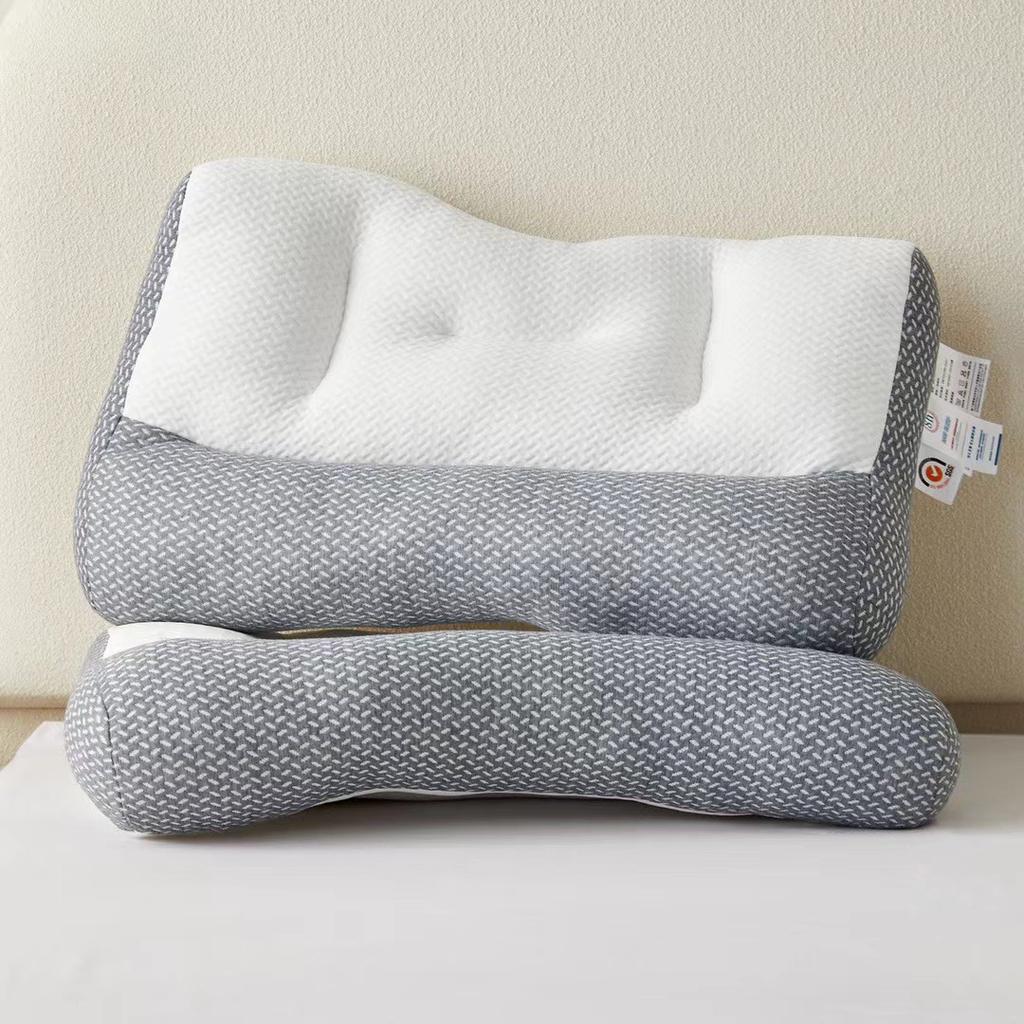 Cervical Spine Pillow, Japanese-style Partitioned Anti-traction Pillow, Neck Protection Pillow, Sleep Aid, Adult Pillow Core, Washable Pillow Core