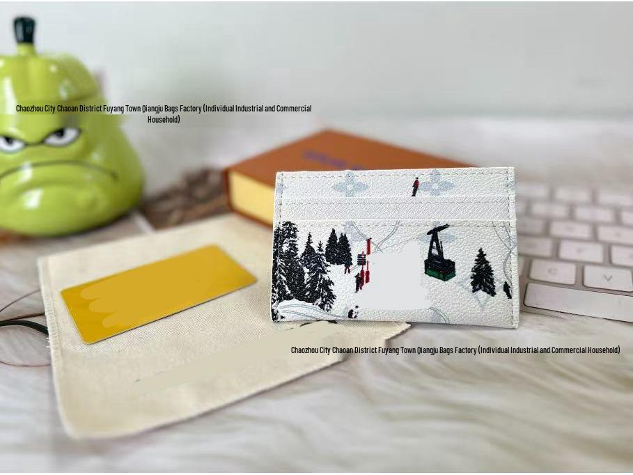 Barevný graffiti držitel karty - Prázdninová série Malá taška ve stylu INS