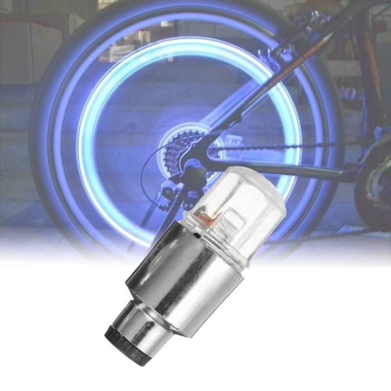 Bright Multicolor Motorcycle Car Tire Valve Cap Lights With Sensory Shock Wheel Accessories