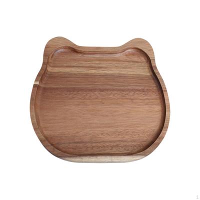 Dřevěný servírovací tác Talíř na sušené ovoce Stolní organizér Kompaktní snídaňový tác Jídlo pro