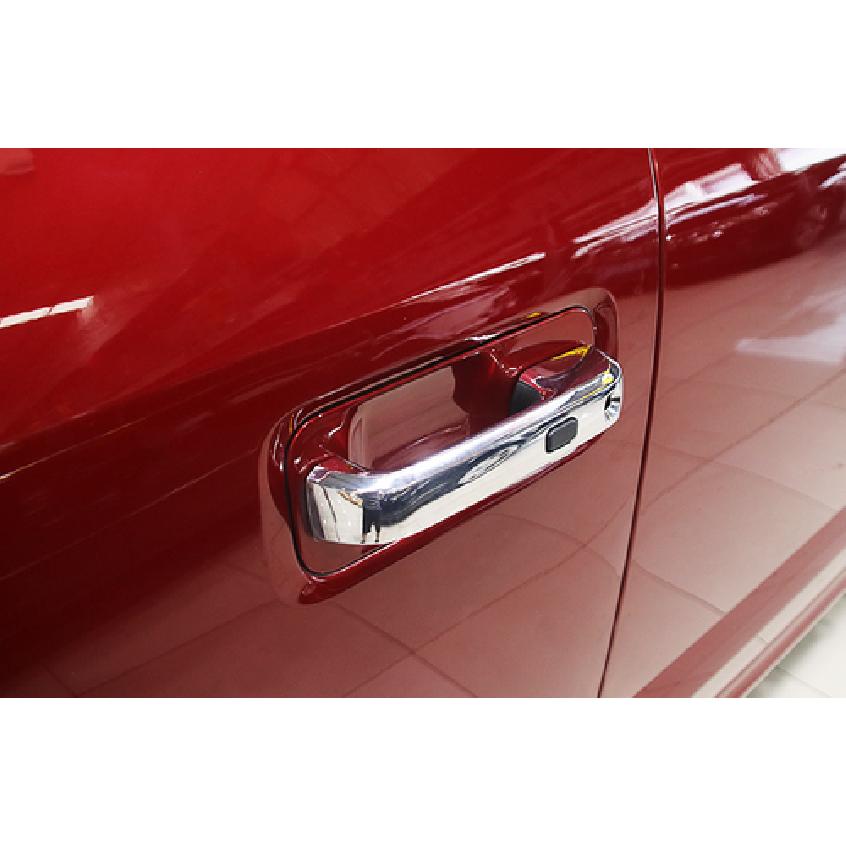 Door Handle SMART KEY Cover Trim For 2015- Ford F-150 Chrome Plate Cover Cap