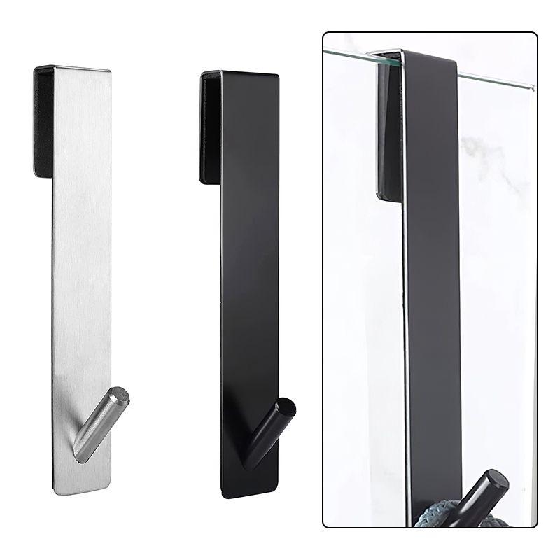 Durable Stainless Steel Towel Holder For Bathroom Glass Shower And Door Walls