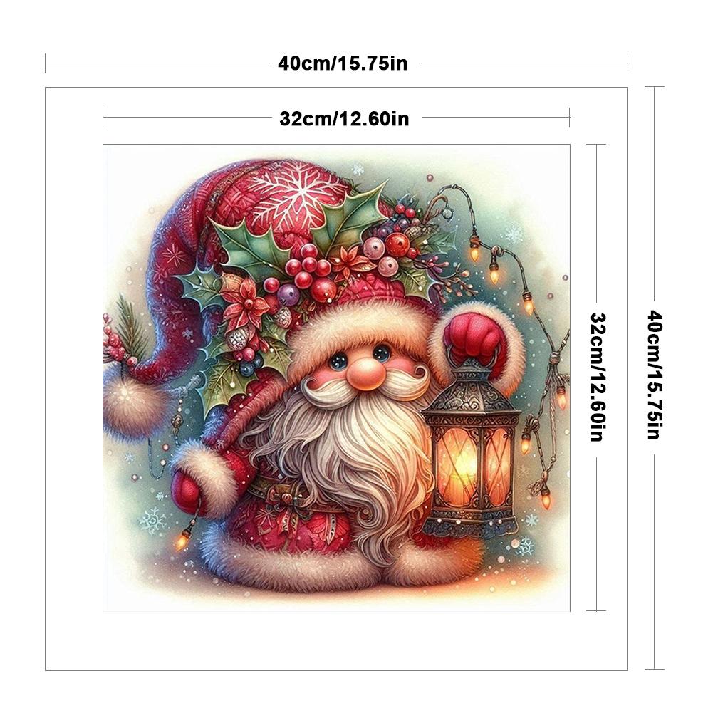 Christmas Printed Cross Stitch Kit DIY 11CT Embroidery Craft Set Home Decor