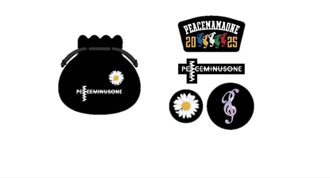 [USED] GDRAGON peacemamaone Korea popup limited edition badge